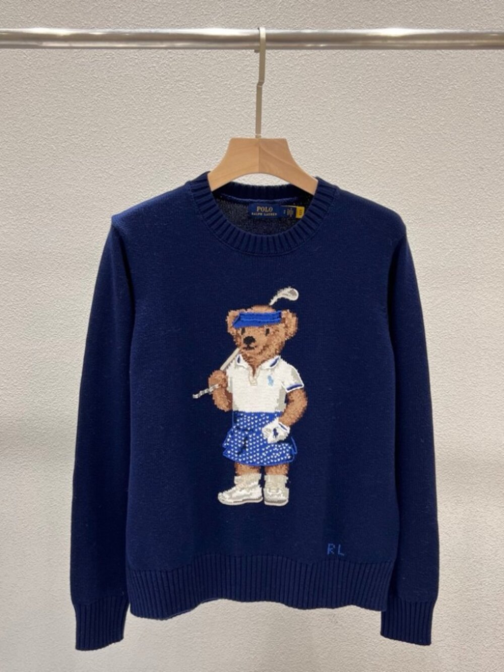 Polo Ralph Lauren Polo Bear Tennis Navy Sweater